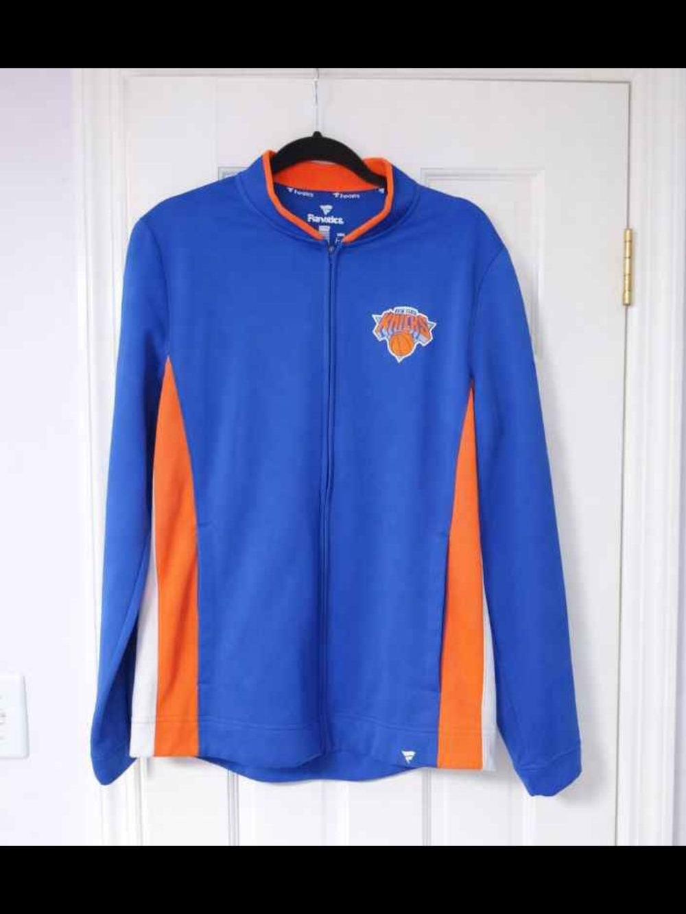 New York KnicksBlue & Orange Full-Zip Jacket